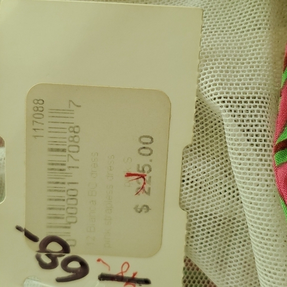 Bianca Coletti Silk Strapless Dress/Cover Up - Picture 9 of 9